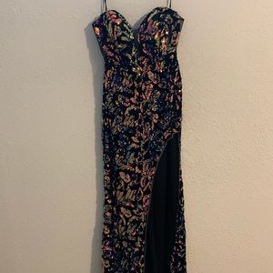 Ultraviolet prom dress